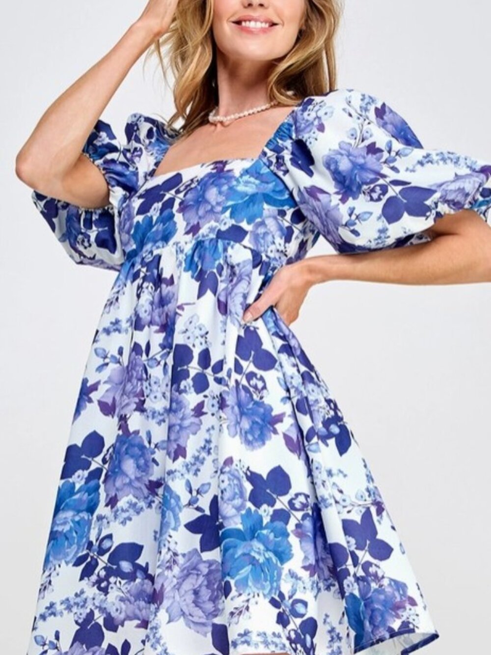 Sweet Lemon Lightweight woven floral print